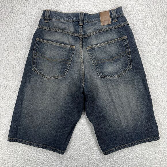 Anchor Blue Beyond Baggy Denim Shorts Men’s Size 29 Blue Y2K Hip Hop Streetwear - Picture 2 of 9